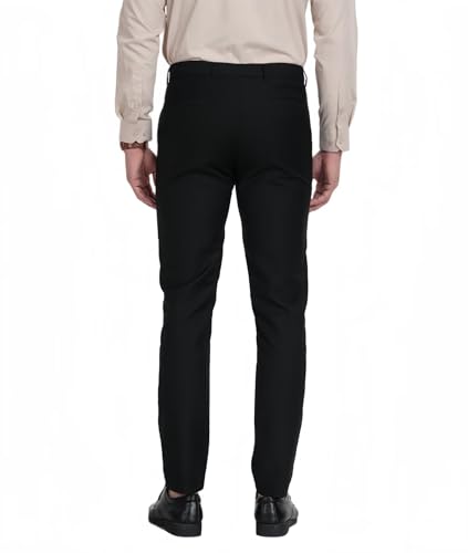 Men's Formal Pants Slim Fit Work Dress Pants Casual Trousers Business Suit Formal Pants with Pockets3