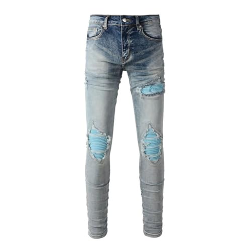 Jeans coupe ajustée pour homme idéal du bureau aux sorties urbaines branchées