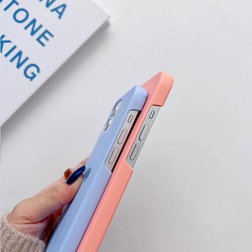 Image of COLORflow Back Cover case Compatible with Samsung A34 5G | Pastel Hearts Color Customized Back Cover Compatible with Samsung Galaxy A34 5G - Polycarbonate ,Multicolor
