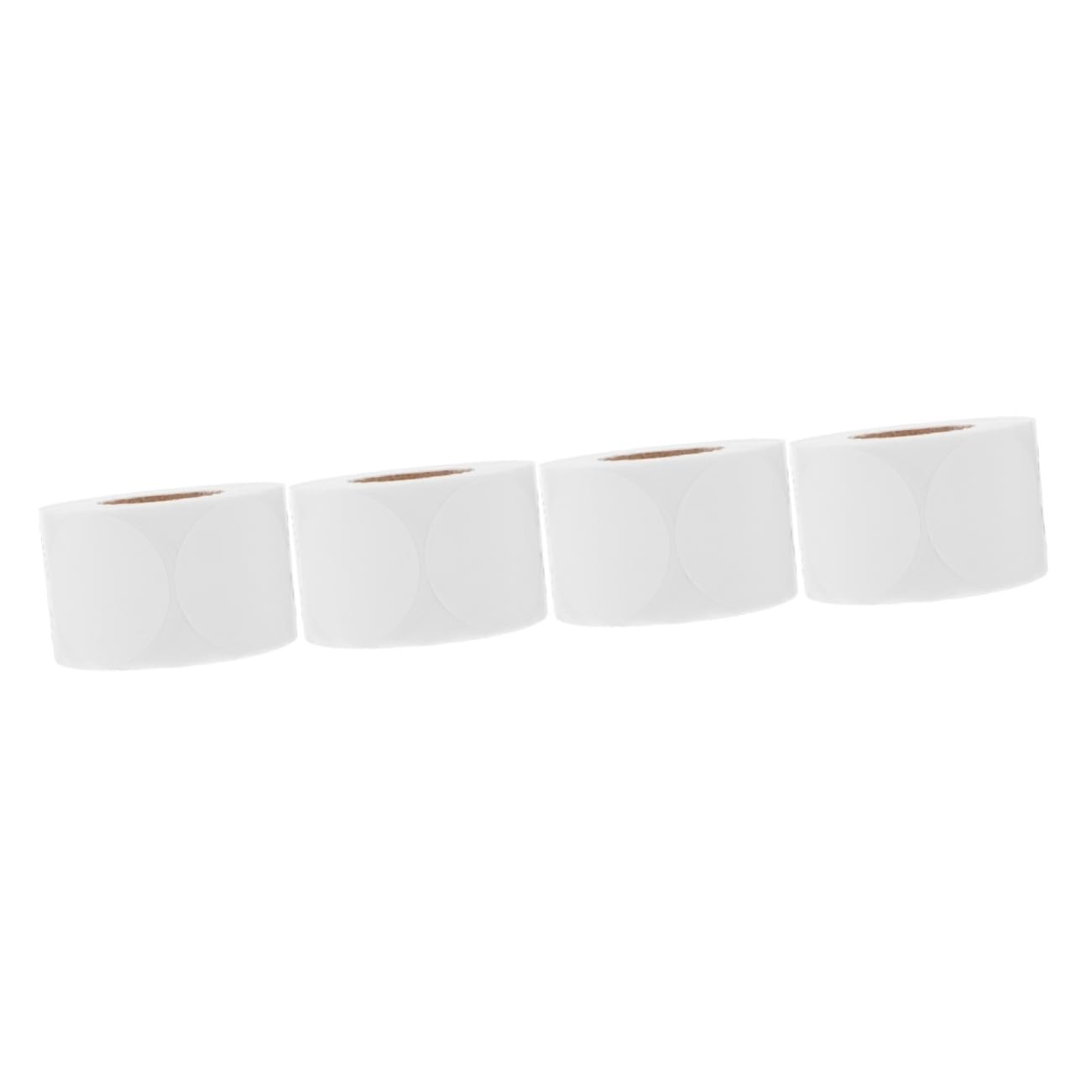 4 Rollos De Etiquetas Adhesivas Térmicas Redondas Autoadhesivas Para Direcciones Resistentes Y Resistentes A La Lluvia Para Envíos.