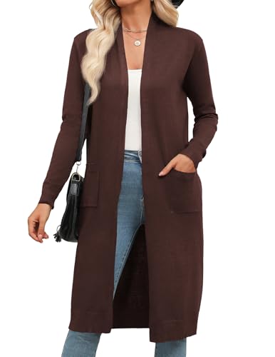 Zeagoo Womens Lightweight Cardigan Long Sleeve...