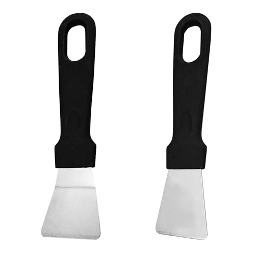 Esahpss 2Pcs Stainless Steel Bottom Spatula, 6.88×1.57in