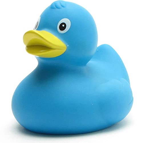 Duckshop I Amanda - Anatra da bagno, colore: blu, L 8,5 cm