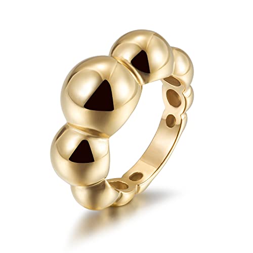 Bague souvenir or 14 carats bague de déclaration cadeau idéal pour femme