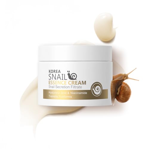 AKARY Snail Essence Face Cream Moisturizing Acne Scar Removal Cream, Soften, Improve Nourishing Collagen Essence Korean Face Moisturizer for Damaged Skin, Day & Night Repairing