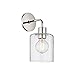 Mitzi H108101-PN Neko - One Light Wall Sconce, Polished Nickel Finish with Clear Glass