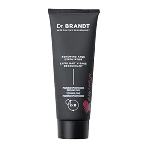 Dr. Brandt Microdermabrasion Renewing Face Exfoliator – Reduces Dull Skin, Uneven Texture, Fine Lines, Acne Scars, and Wrinkles – 2 oz / 60 g