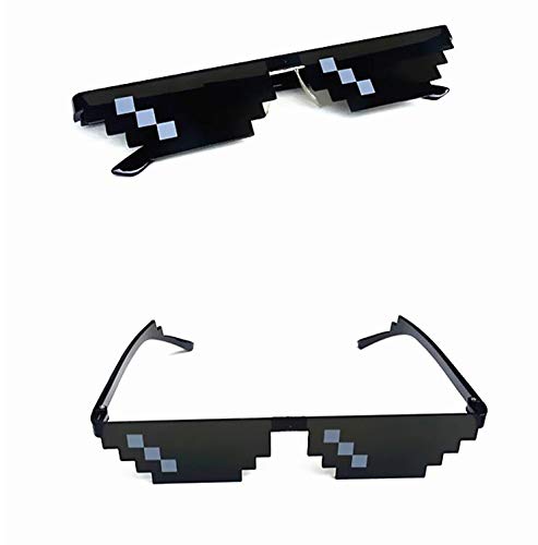 Magik Thug Life Glasses Sunglasses MLG Shades Eyewear 8 Bit Pixel Unisex Meme Cool Mosaic Glasses Party Glasses2