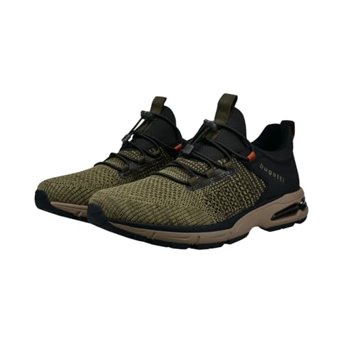 bugatti Herren-Sneaker-322-AOX60, Dark Green/Dark Grey, 40 – Ansicht 5
