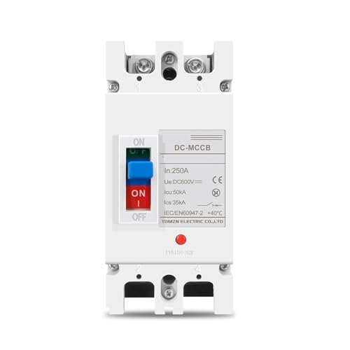 MCCB disjoncteur solaire boîtier plastique 100A interrupteur 1P 2P - 2