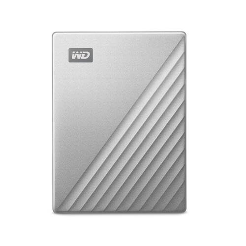 WD 4 TB My Passport Ultra for Mac Disque Dur externe 2,5 USB-C® Argent WDBPMV0040BSL-WESN