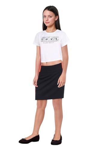 Image of Allen Solly Girls Polyester Above The Knee Western Skirt