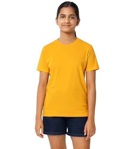 Image of Hangout Hub HH95 Tshirt for Womens | Regular Fit | Super Combed Cotton Women T-Shirt | Solid Plain Tees | Round Neck T Shirt | Half | Pack of 2 | 3 | 4 | 5 | 6