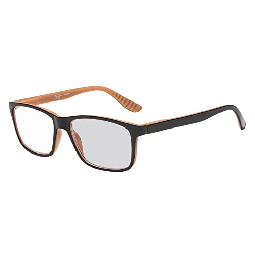Eyekepper Transition Photochromic Reading Glasses for Women and Men Brown +2.50