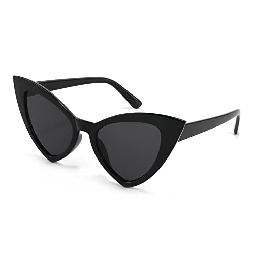 FEISEDY Retro Cat Eye Sunglasses for Women Fashion Vintage Cateye Sun Glasses B22352
