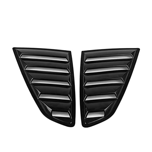 Spoiler latéral Ford Mustang 2 pièces déflecteur ABS noir persienne fenêtre ventilation