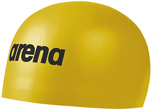 Image of arena 3D Soft Silicone Unisex Swim Cap for Women and Men, Gold, X-Large