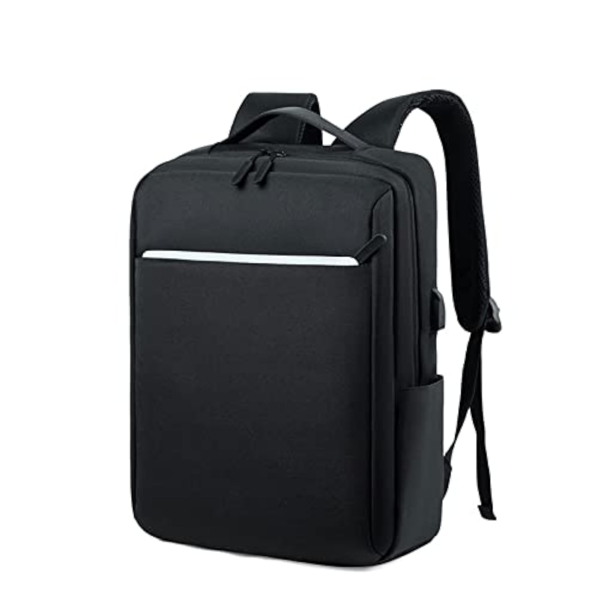 Men's Simple Business Urban Backpack, Rechargeable Laptop Bag