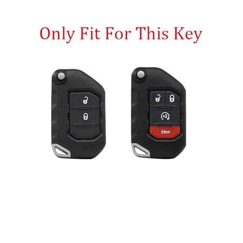Funda llave para Jeep Wrangler JL y Gladiator JT de 2018 a 2024 3