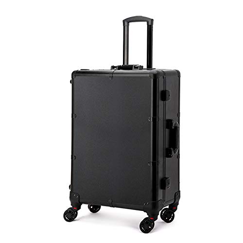 Kosmetikkoffer, Make-up Koffer, Schminkkoffer, Beauty Case, Aufbewahrung für Make up, Nagellack, schwarz – Bild 5