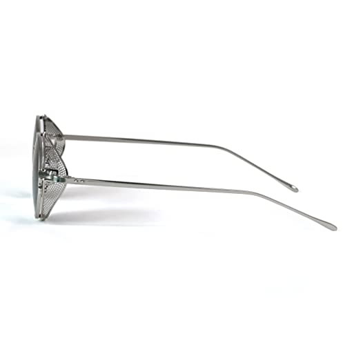 Technigadgets Vintage Metal Round Sunglasses For Men For Women With Side Shields Scott Sunglasses Retro Gothic Style Shades3