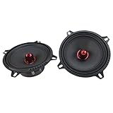 SVSBJMK 1 Pair 500W Car Mid Range Speaker 5-inch Bullet Top Design High-Fidelity Stereo Sound Upgrade Car Audio