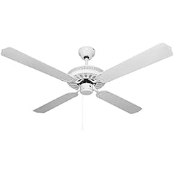 Ventilador Orbegozo Cf 85120 Orbegozo CF 07132 B - Ventilador de techo sin luz, 60 W de potencia, 4 palas reversibles, diámetro de 132 cm y 3 velocidades