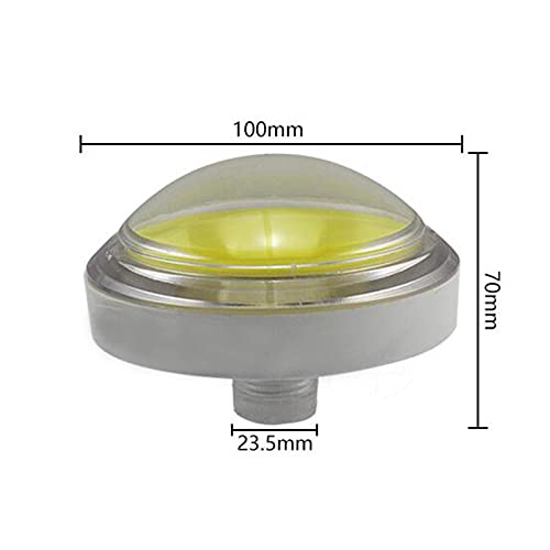 Arcity 5 Pz 100mm Arcade Pulsante LED Dome Illuminato 4 Pollici Convesso con Microswitch per Jamma MAME Pop'n Music Game Machine Cabinet Console 5 Colori Durevole Nuovo