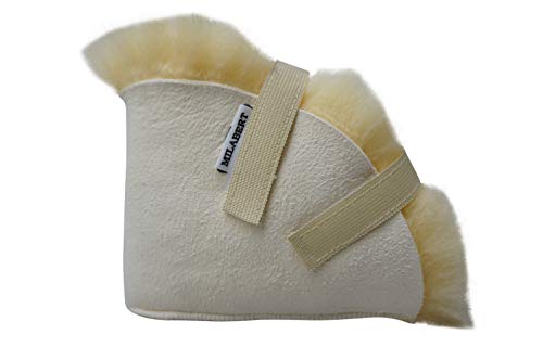 Genuine Sheepskin Heel Protector | Heel Protector | Sheepskin Medical Supplies | Foot Heel Protector | Wool Heel Protector (Left)