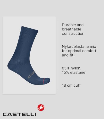 Image of CASTELLI Unisex Espresso 18 Sock