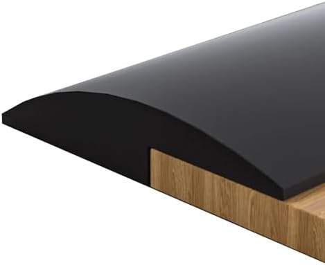 Self-Adhesive Rubber Transition Strips for Carpet & Floor Edging, Threshold Reducer for Height Under 3mm, Easy Install Joining Strip for Smooth Surface Transition