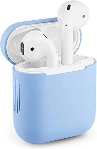 Protective Case for Apple Airpods 2 Silicone Case Airpod Case (Baby Blue)