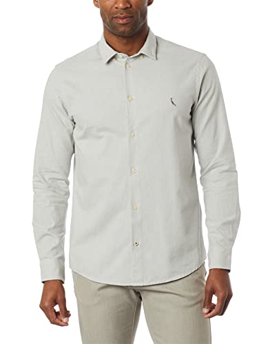 Shirt Camisa Ml Pf Oxford Color, Reserva, Masculino, Cinza Concreto, M