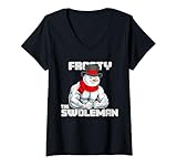 Photo Gallery donna frosty the swoleman - divertente palestra natalizia con pupazzo di neve muscoloso maglietta con collo a v Photo Gallery donna frosty the swoleman - divertente palestra natalizia con pupazzo di neve muscoloso maglietta con collo a v