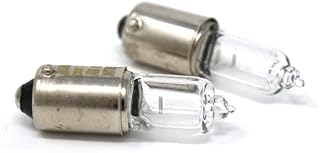MSA 2x Parking Side Light Bulbs 'E' Approved E4 434 (H6W) 12v BAX9s Clear Bulbs