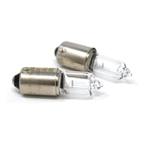 MSA 2x Parking Side Light Bulbs 'E' Approved E4 434 (H6W) 12v BAX9s Clear Bulbs Cover