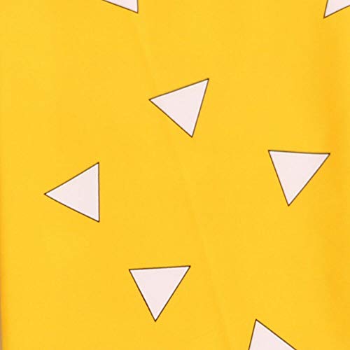 MAKE CHEERFUL 鱗模様 布 生地 ツイル 黄色 和柄 (鱗模様 黄色, 145cmx150cm)