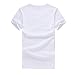 MEIbax Camisetas para Hombre de Color sólido Manga Larga de algodón con...