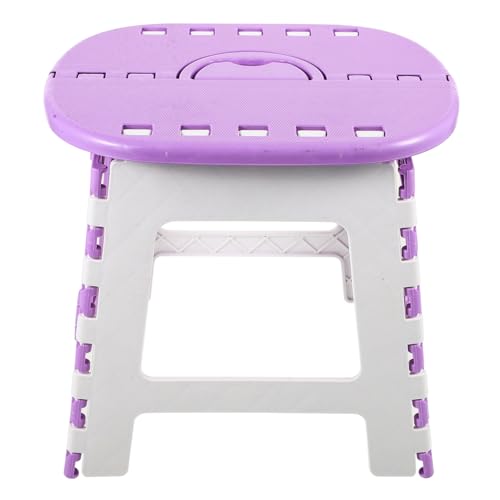 OHPHCALL Compact Portable Folding Stool for Outdoor Activities Lightweight Sturdy Fishing Stool for Adults for Camping Hiking BBQ and Travel Space Saving Design