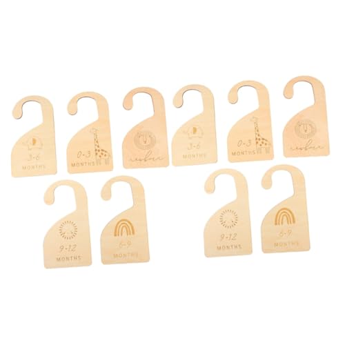 Toyvian 10 Pcs Divisória De Guarda-roupa Divisor De Tamanho De Guarda-roupa Organizadores De Armário
