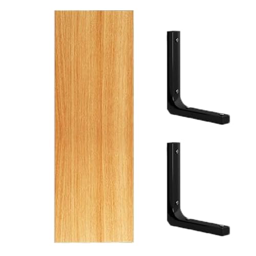 Estantes flotantes de pared | Estante flotante de baño montado en la pared, decoración rústica de pared estantes de madera para dormitorio, baño, sala de estar, imágenes, plantas, libros, TV