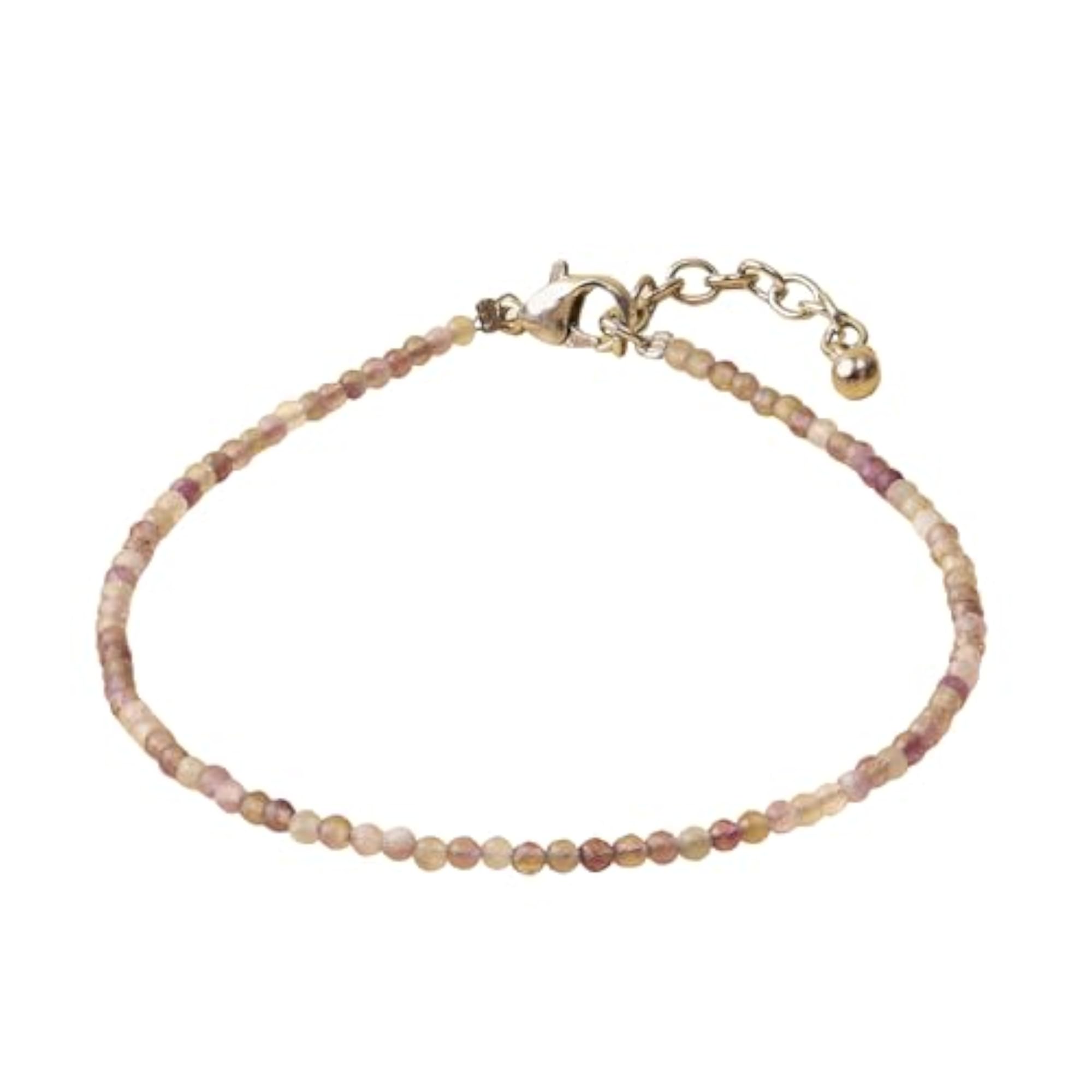 Amethyst Natural Stone Anklet for Calmness & Clarity