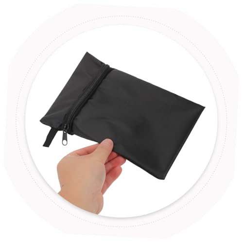 Levemolo 3 bolsas impermeables para cambiar pañales negras miniatura 4