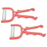 OSALADI 2 Stück pack Manueller Feder Epilierer Gesichtshaarentferner für Frauen Metallfeder Haarentfernungsmesser für Kinn Wangen und Oberlippe Tragbar und Sanft