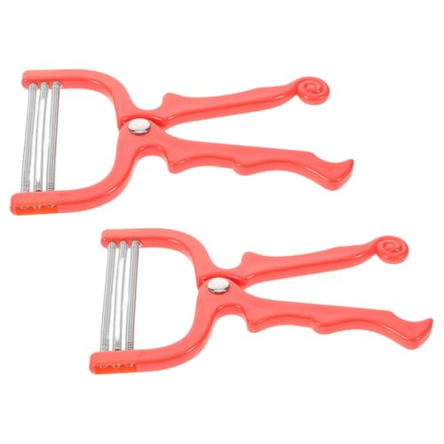 Ciieeo Depiladora Facial Manual de Resorte 2 Piezas para Depilación Femenina, Herramienta Portátil para Rostro, Labio Superior y Mentón, Afeitadora Depilatoria Eficaz para Eliminar Vello