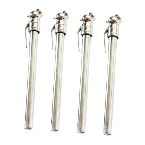 STOBAZA 4Pcs Tire Pressure Pencil Gauge for Vehicles Durable Construction Instant Reading Pressure Gauge for Cars Trucks Motorcycles and Suvs
