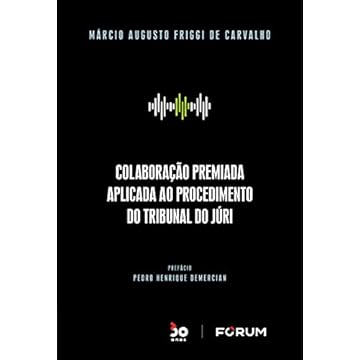 Capa do livro Colaboração Premiada Aplicada ao Procedimento do Tribunal do Júri