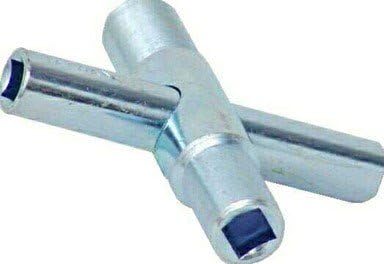 B & K Steel Water Key-Square Stems