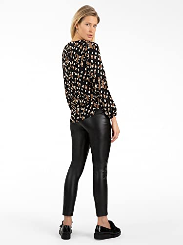 Legging en cuir synthétique pantalon galbant hiver