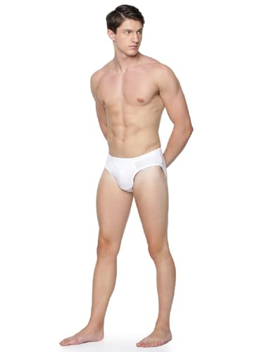 Image of RAMRAJ COTTON Solid Inner Elastic Brief for Men - Pack of 4